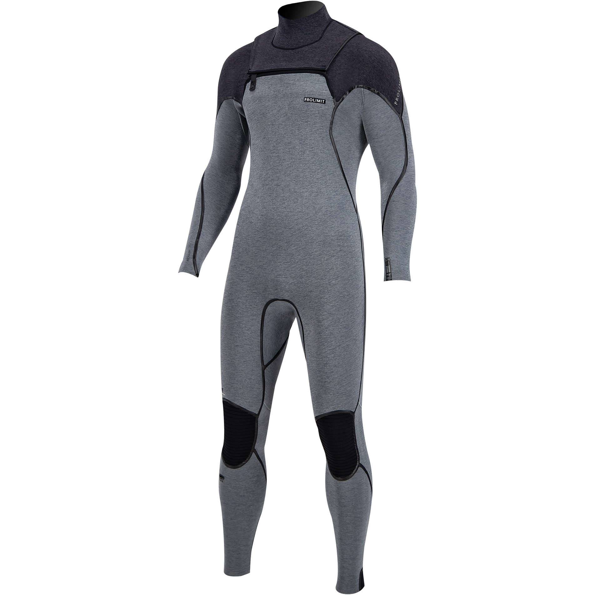 2020 Prolimit Mens Mercury 5/3mm TR Free Zip Wetsuit 14035 - Grey
